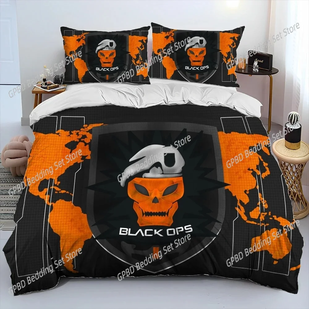 

3D Printing Game Call of Duty Bedding Set Single Twin Double Queen King Cal King Size Bed Linen Set