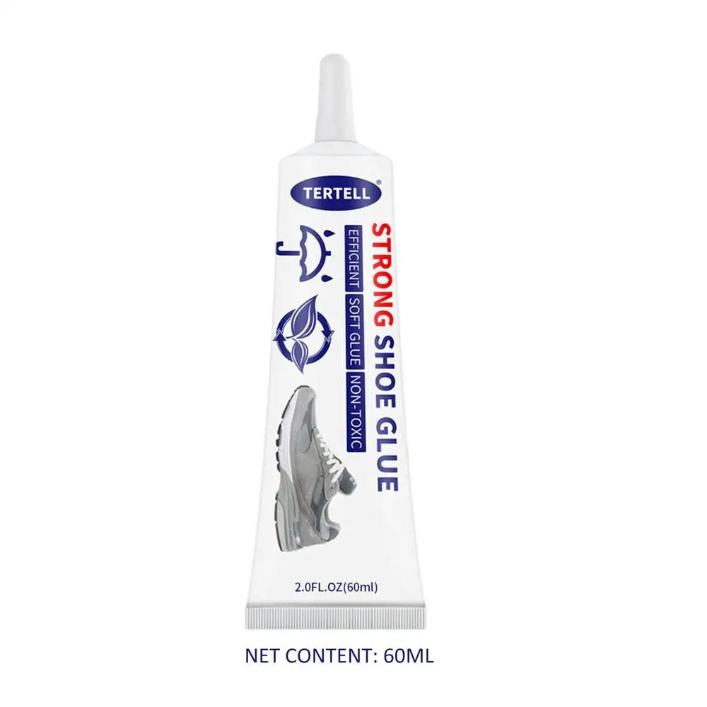 60ml Super Sterke Schoenreparatielijm Waterdicht Snelle Uitharding Elastische Bond Universele Kit Extreme Weather Schoenlijm Reparatie