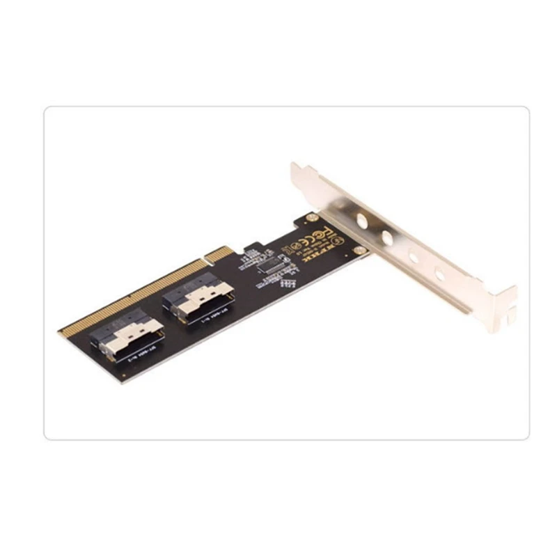 Imagem -02 - Placa de Expansão Compatível com Nvme Pci-e Gen Slimsa 8i Adaptador Gráfico Sff8654 Pcie 4.0 X16 Portas