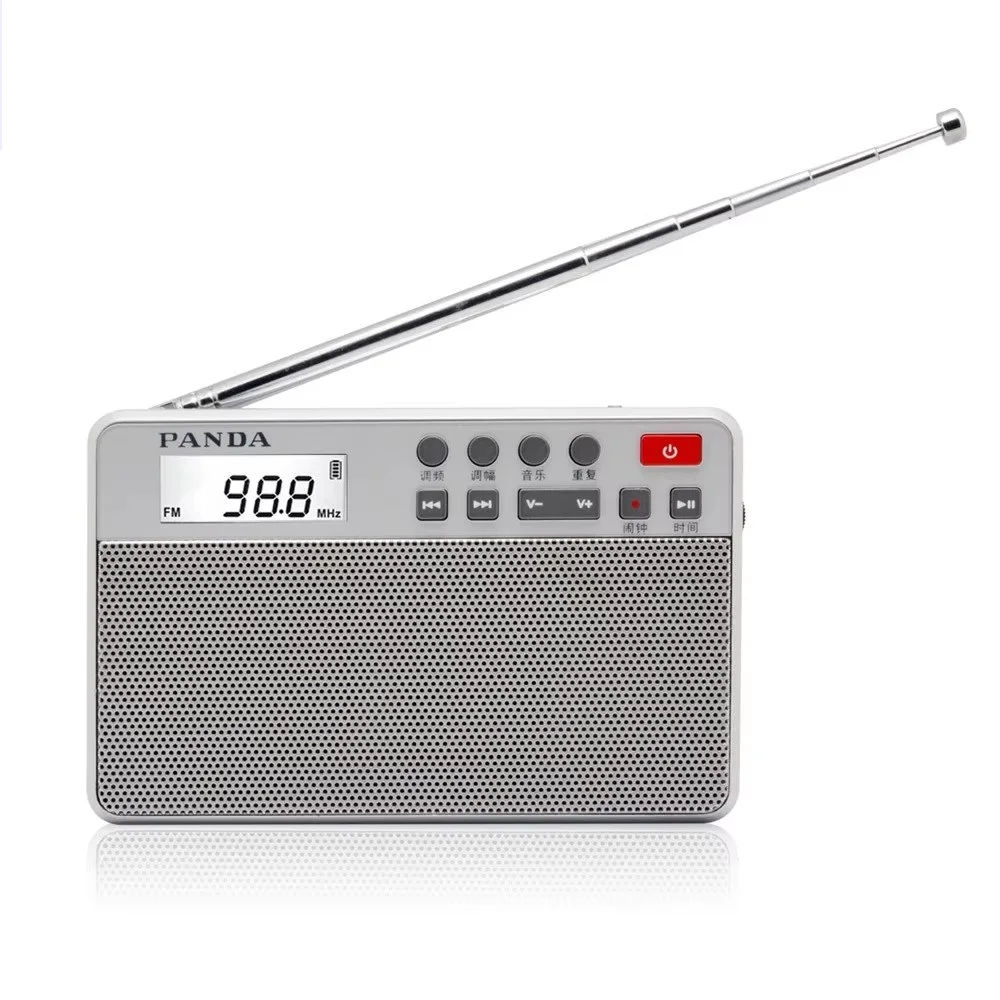 

Радио PANDA 6207, FM AM 2, широкополосная TF-карта, MP3, воспроизведение, литиевая батарея, автоматический выбор канала, портативный полупроводниковый