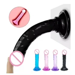 Silicone Dildo with Suction Cup Realistic Cock BDSM Sex Toys Female Masturbation Device Gay Anus Butt Plug Adult Products