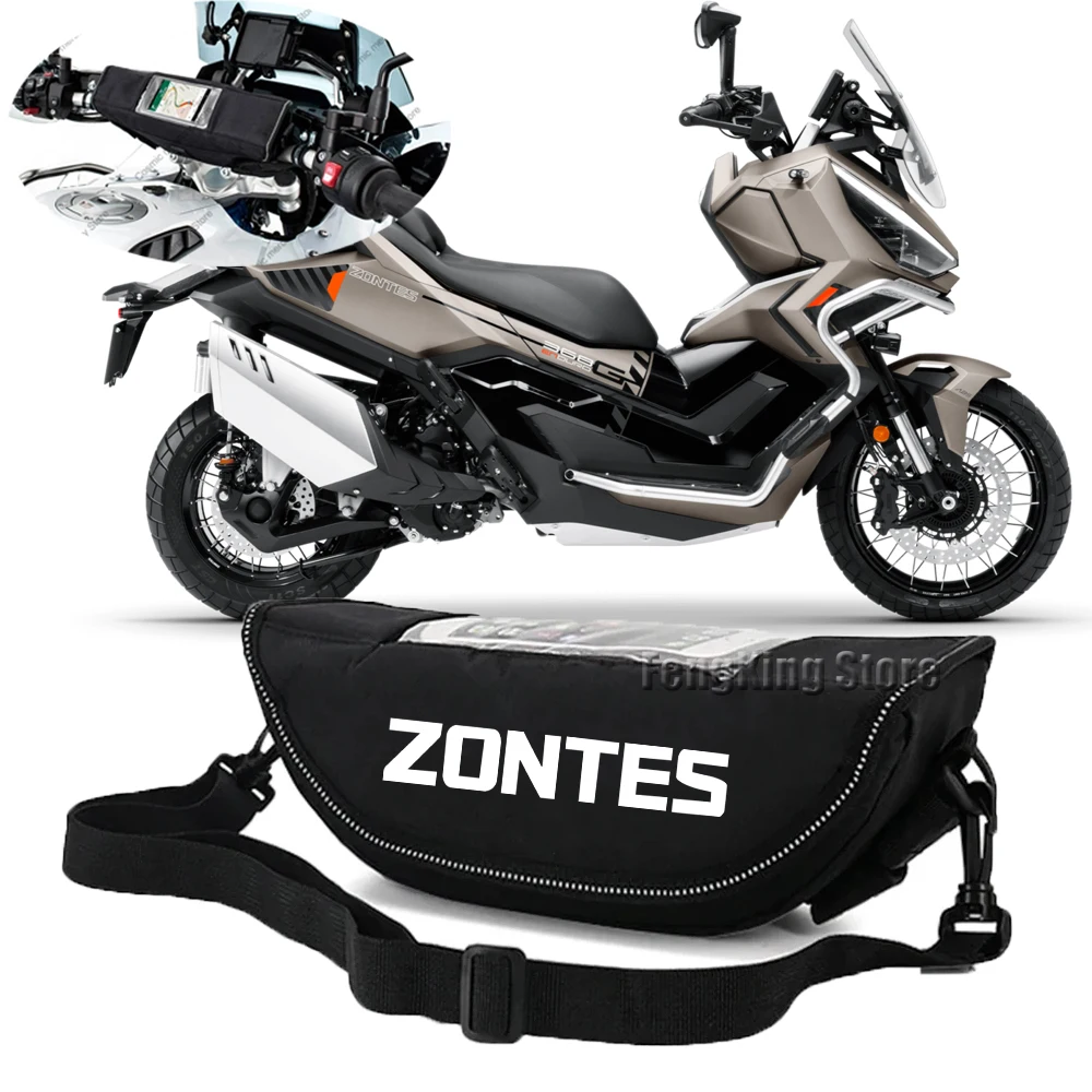 

For ZONTES 368G 368G ADV 368g 2025 Motorcycle Handlebar bag waterproof handlebar travel navigation bag 368G ADV Handlebar bag