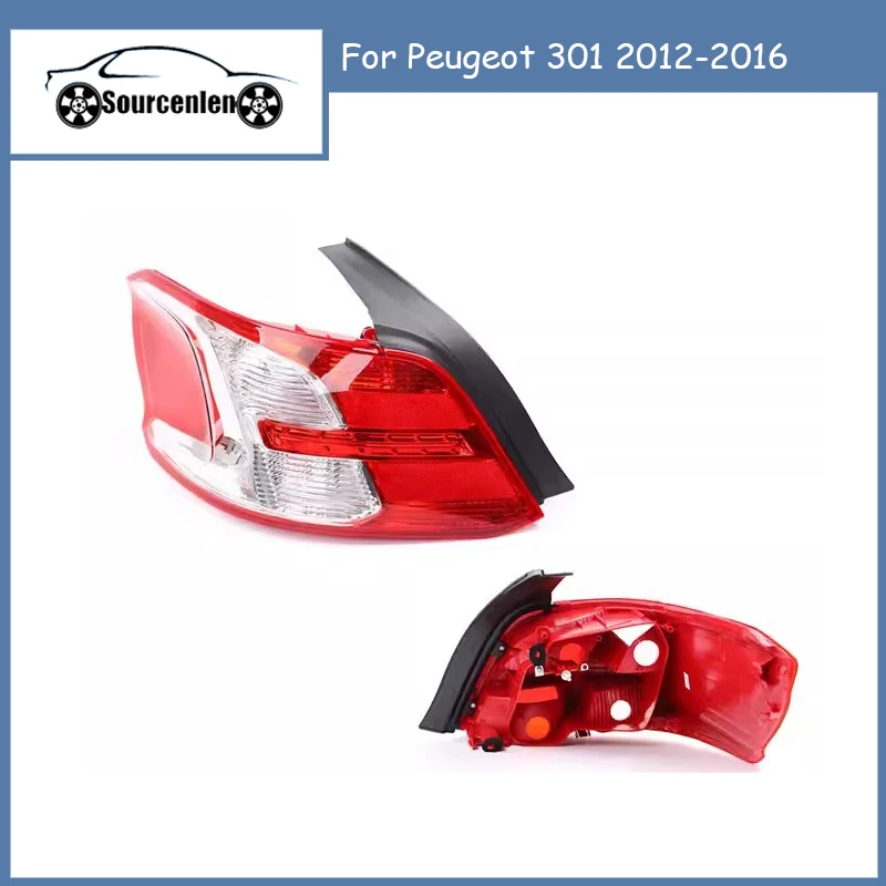 Car New Tail Lights 9674807780 9674807880 For Peugeot 301 2012-2016