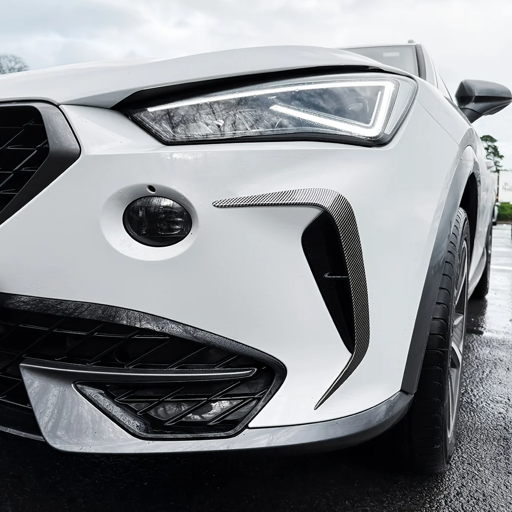 Für Cupra Formentor MK1 Pre-Facelift 2020 2021 2022 2023 2024 Auto-Frontstoßstangenabdeckung Zierleiste Lüftungsöffnung Windmesser Karosserie-Kit – Detail 4