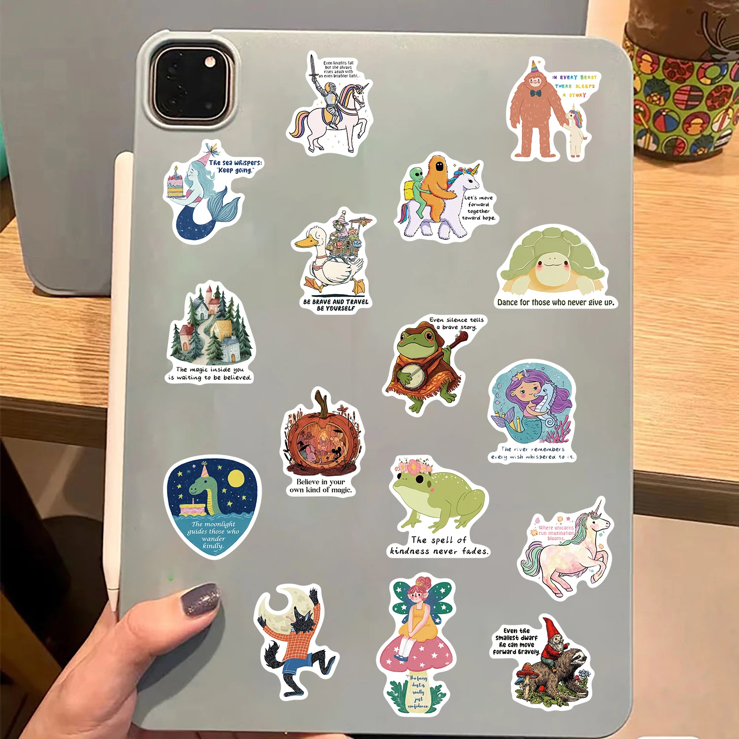 50 قطعة ملصقات ملهمة للحكاية الخيالية حقيبة الكمبيوتر المحمول القرطاسية القهوة سكرابوكينغ الديكور الأمتعة الكتابة على الجدران ملصق ﻿