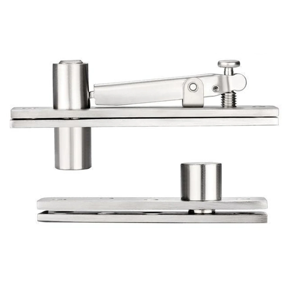 Stainless Steel for pivot Hinge for Wood Door Use with 180 Degree Rotation and Minimal Maintenance Needs Stainless