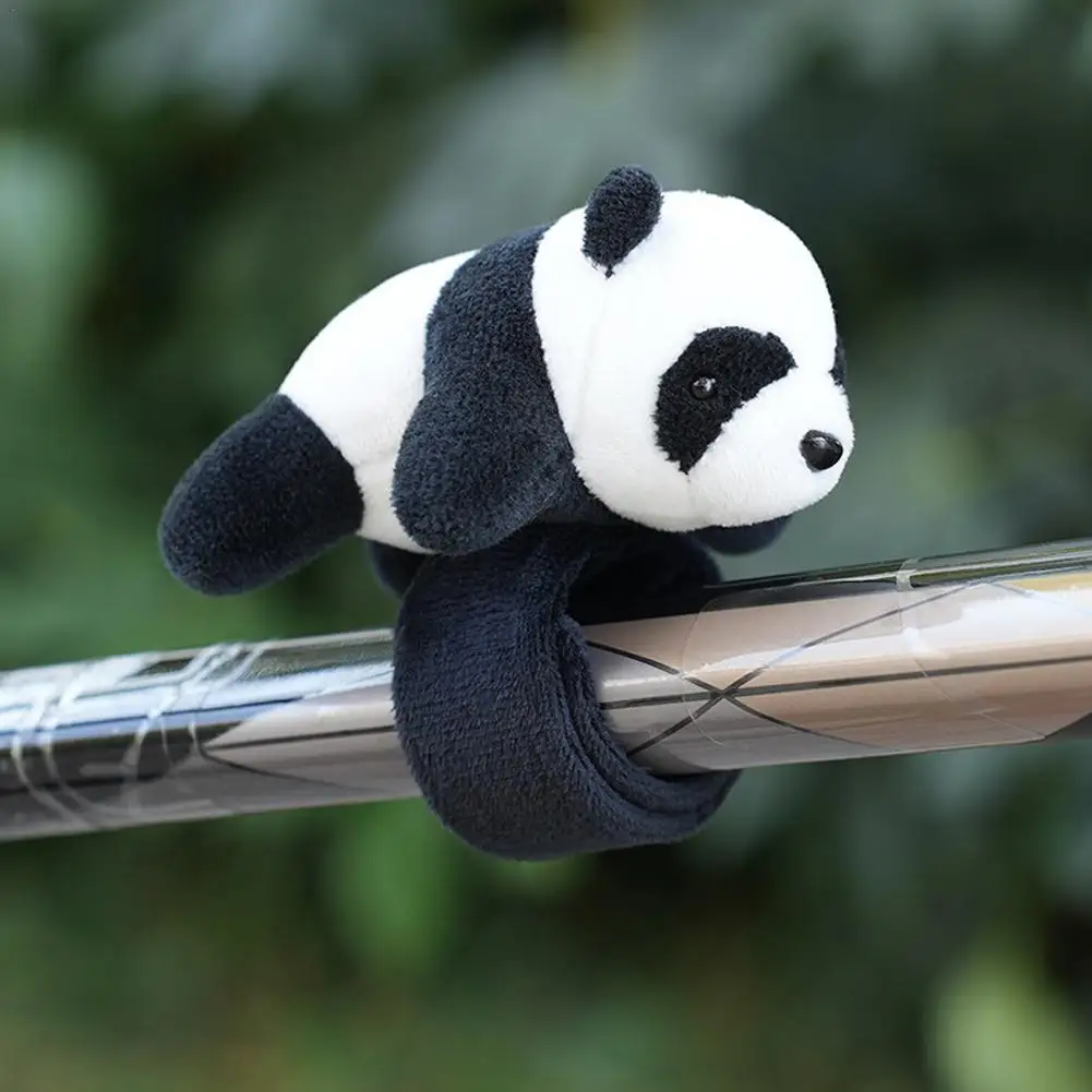 Cute Panda Bicycle Handlebar Ornaments Stuffed Plush Animal Doll For Bike Bicycle Motorcycle Handle Decoration