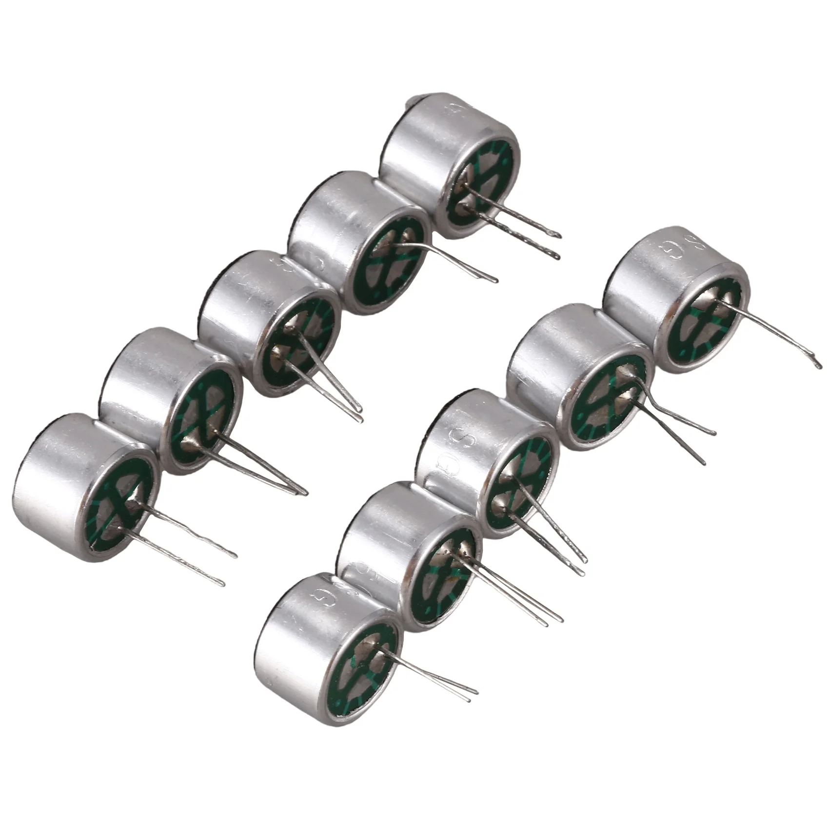 vend 10 PCS 9.7mm x 7mm 2 Pin MIC Capsule Electret Condenser Miniphone