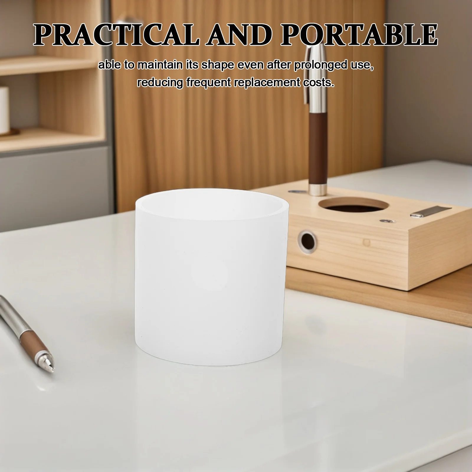 

5Pcs Cylinder Silicone Mold Round Mold for Resin Making Pillar Candlestick Casting Resin Crafts Wax Candles Molds