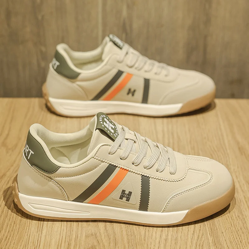 

Autumn 2025 Men's White Chunky Sneakers - Breathable Minimalist Design, Student-Friendly & Instagram Popular