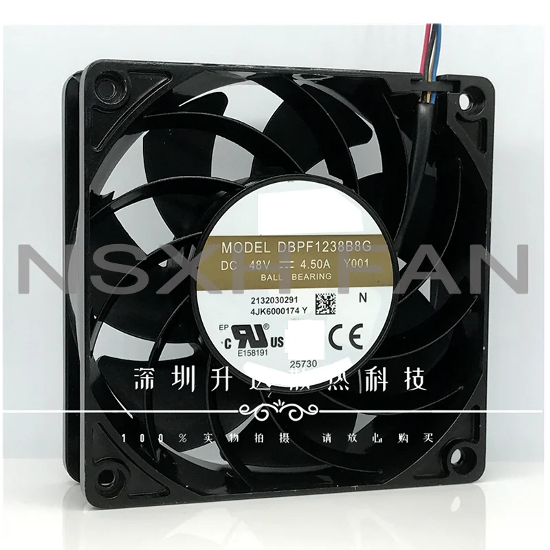 

Original DBPF1238B8G 48V 4.5a 12038 Large Air Volume Aluminum Frame Cooling Fan