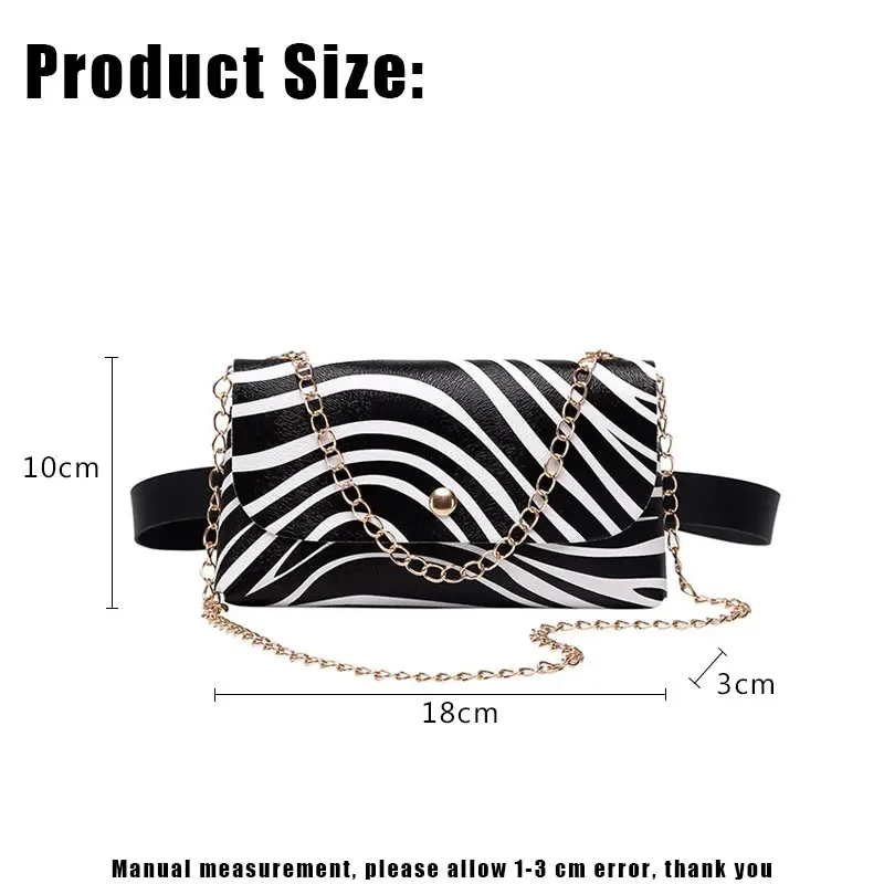 YoReAi Fashion Women Shoulder Bags Waist Fanny Pack Belt Leopard Pattern Retro Mobile Phone Bag Handbag Lady PU Purse Wholesale