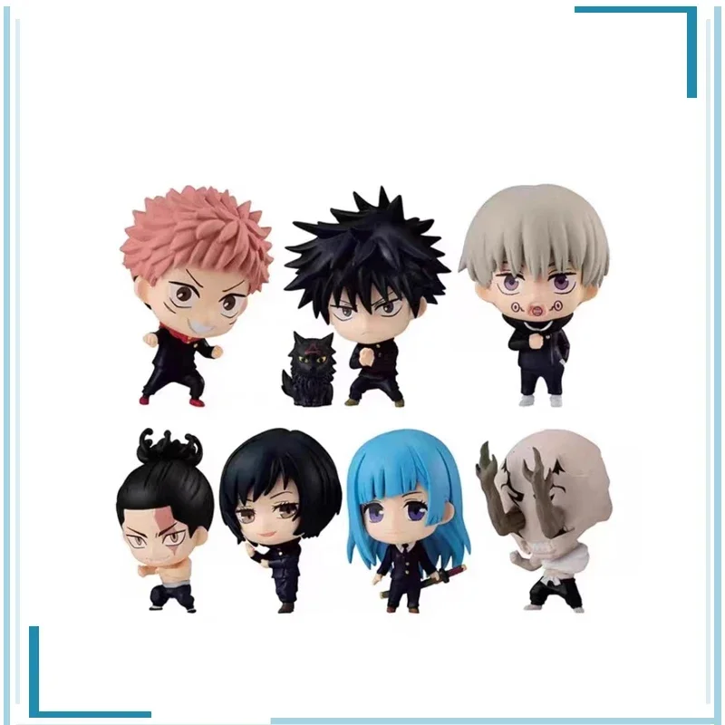 BANDAI Gashapon Jujutsu Kaisen Fushiguro Megumi Inumaki Toge Zenin Maki Miwa Kasumi Childhood Memories Cute Figure Model Toys