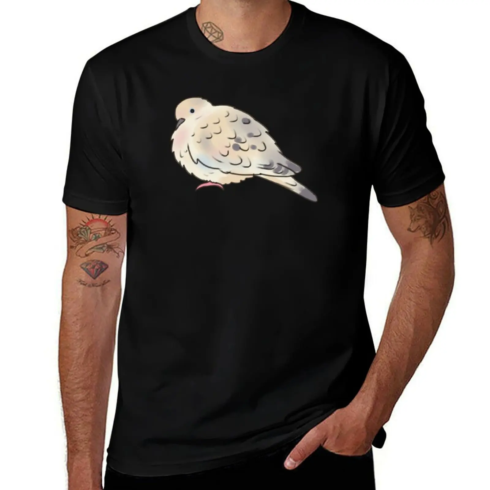 Chubby mourning dove T-Shirt Big and Tall Gym T-Shirt