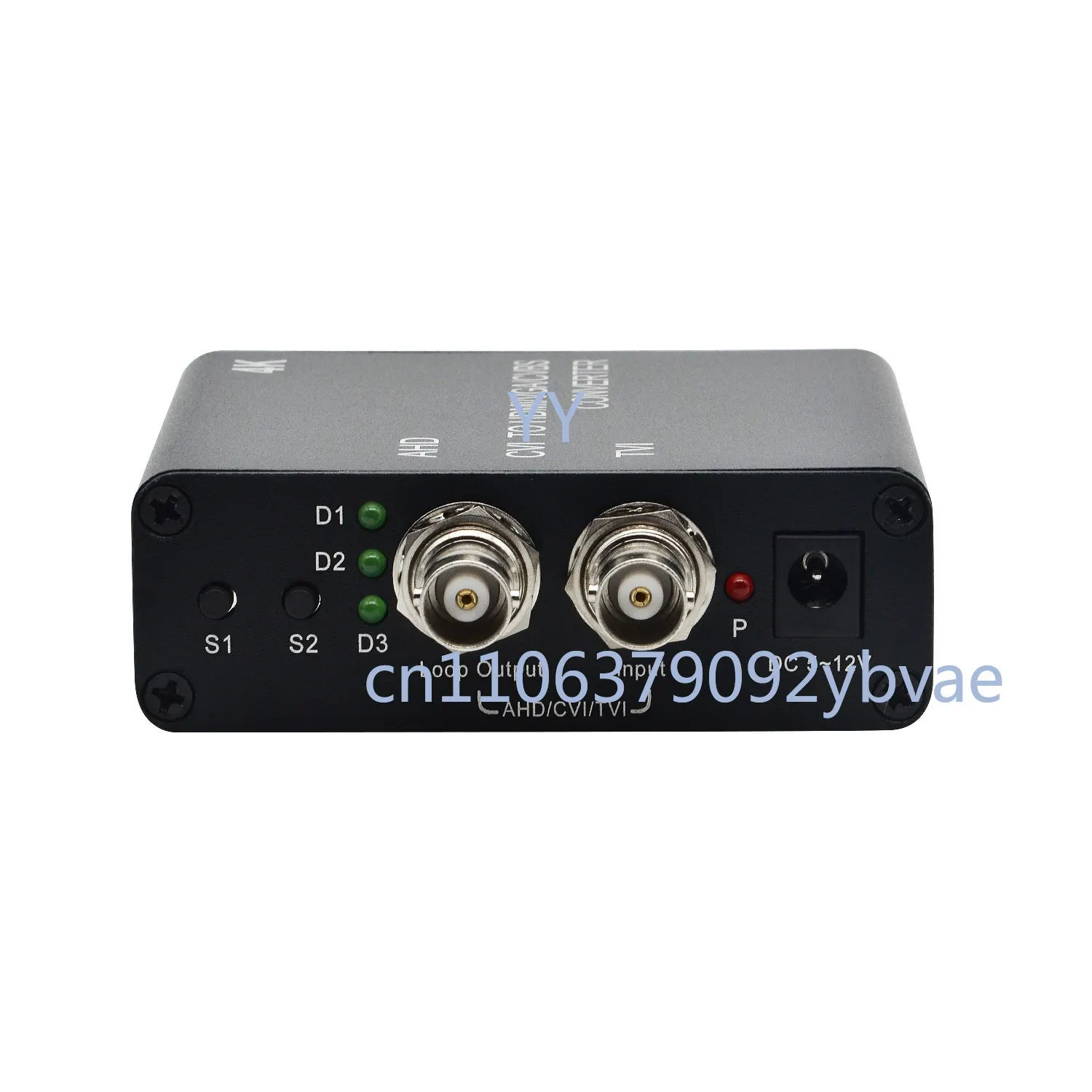 

4K coaxial high definition converter AHD/TVI/CVI/CVBS to HDMI/VGA/CVBS US standard power supply 1080P