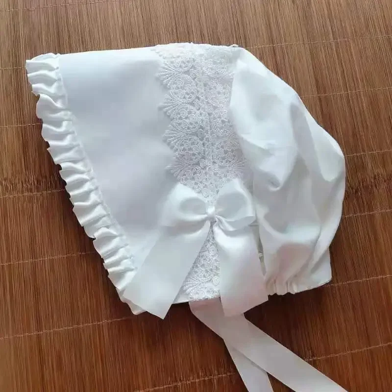 Frauen Pilgrim Viktorianische Motorhaube Hüte Vintage Französisch Stil Lolita Maid Cosplay Hut