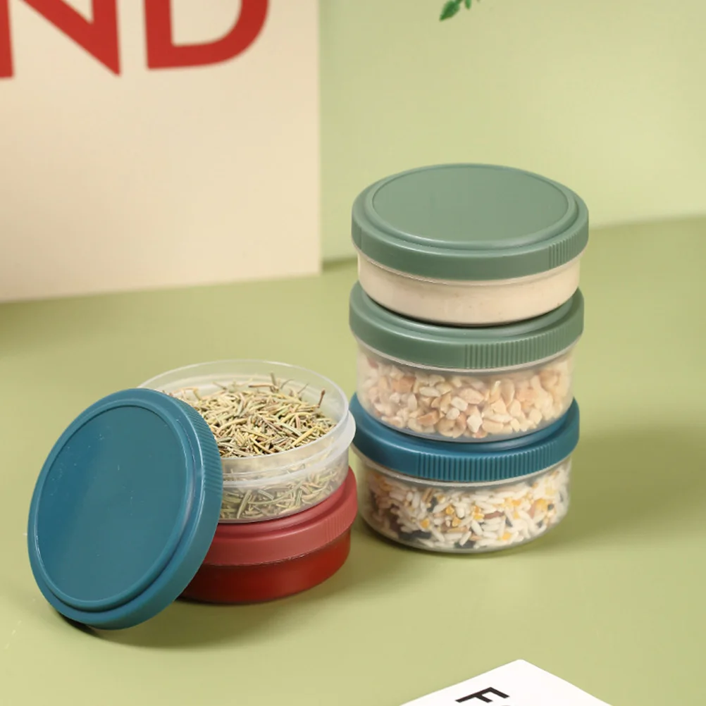 

6Pcs Leakproof Sauce Containers Salad Dressing Reusable Meal Prep Containers Lunch Box Freezer Safe Dipping Sauce Cups Stackable