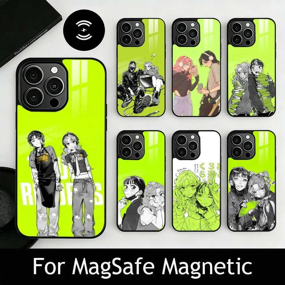 

T-The G-Green Yuri Phone Case For iPhone17,16,15,14,13,12,11 Plus,Pro Magnetic with Magsafe Wireless Charging