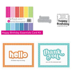 Happy Birthday Hello Sentiments Frames Cutting Dies Stencils for DIY Scrapbooking Photo Album Decoration Embossing Paper Cards