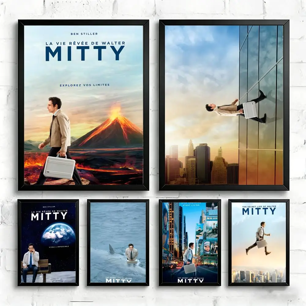 The S-Secret Life of Walter Mitty Poster Art print wall decor ideal for living room, bedroom, bar, parlor, and home gifting