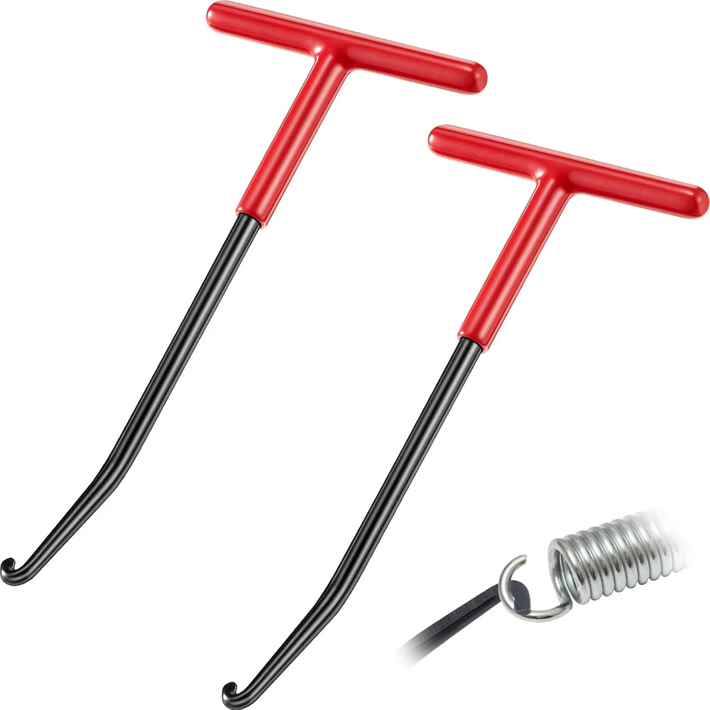 Exhaust Spring Puller Tool Hooks Tool Exhaust Hangers Removal Motorcycle Trampoline T Handle Hooks Expander Snowmobile Puller