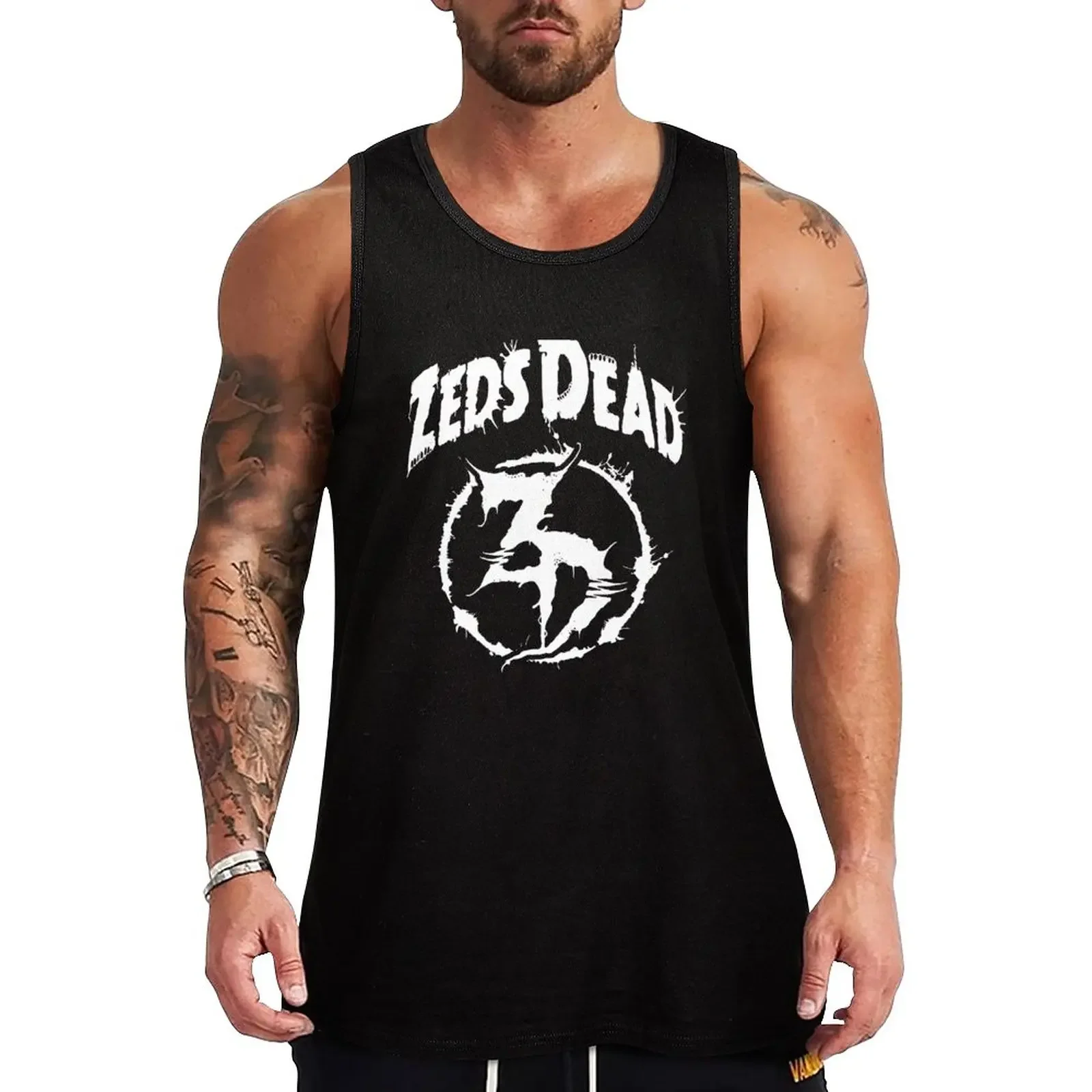 New Zeds Dead Tank Top gym training accessories Man summer clothes gym clothes for man Men's singlets