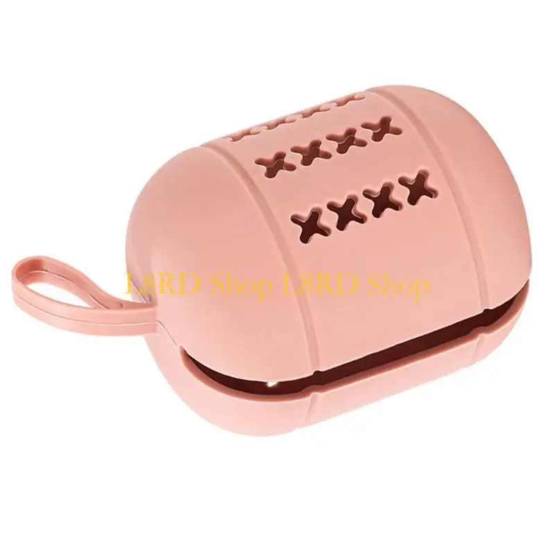 L8rd make -up puffhouder poeder poeder puff case siliconen schoonheidsmidders houder voor reizen