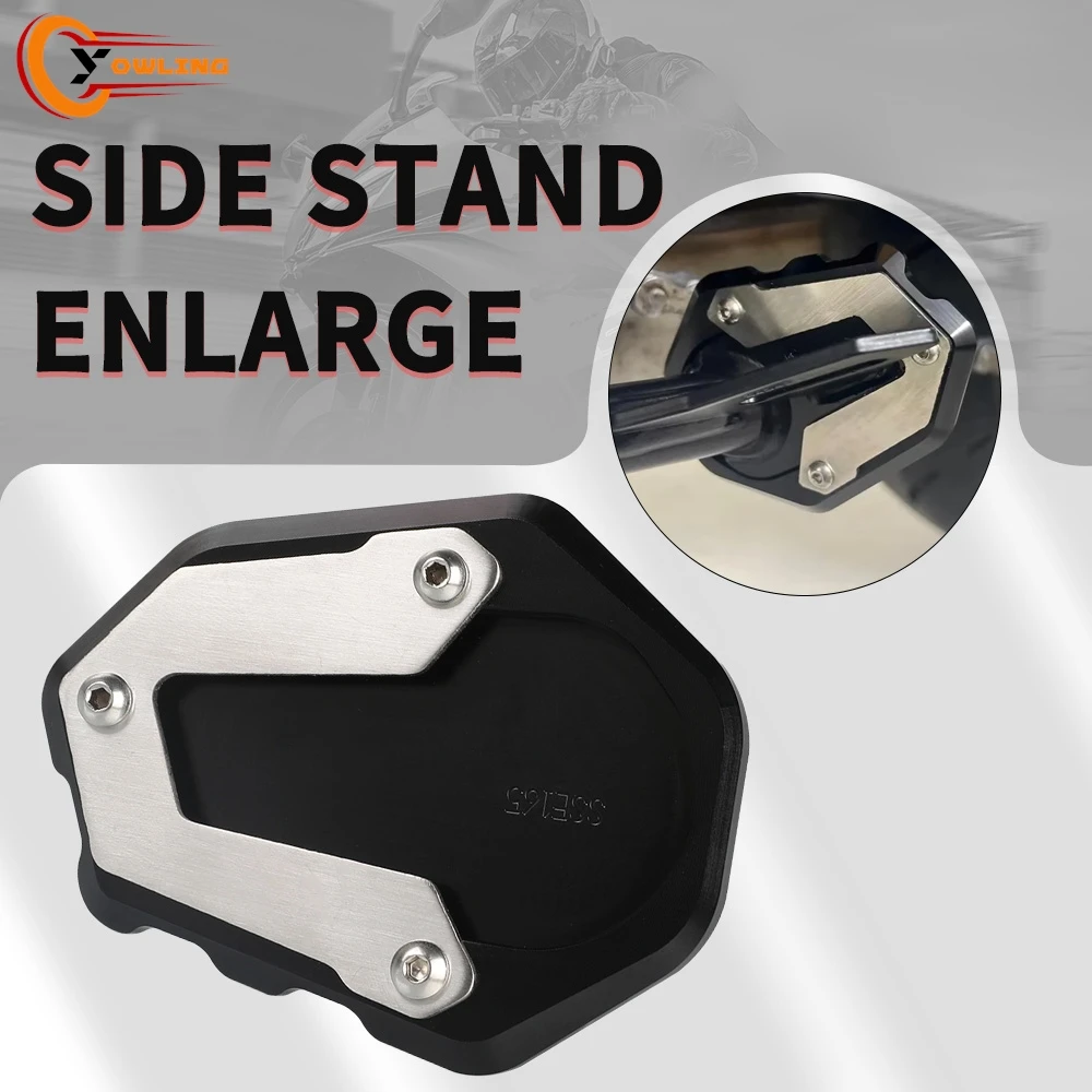 

For BMW F900R F900XR F 900XR F900 R XR 2019-2024 Motorcycle CNC Kickstand Side Stand Extension Foot Pad Support Accessories 2023