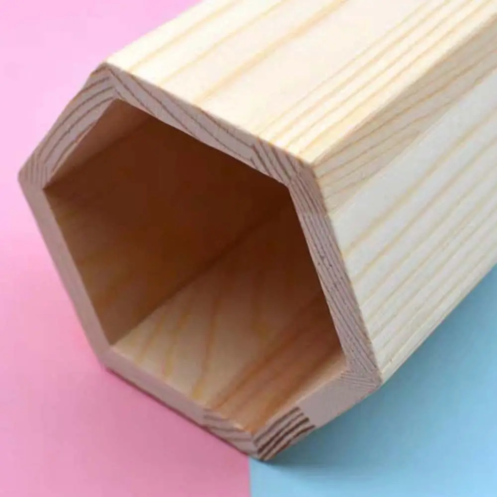 Simplicity Fashion Office Office Organizer Stationery Desk Accessories Wooden Pen Holder Storage Box Pencil Holders