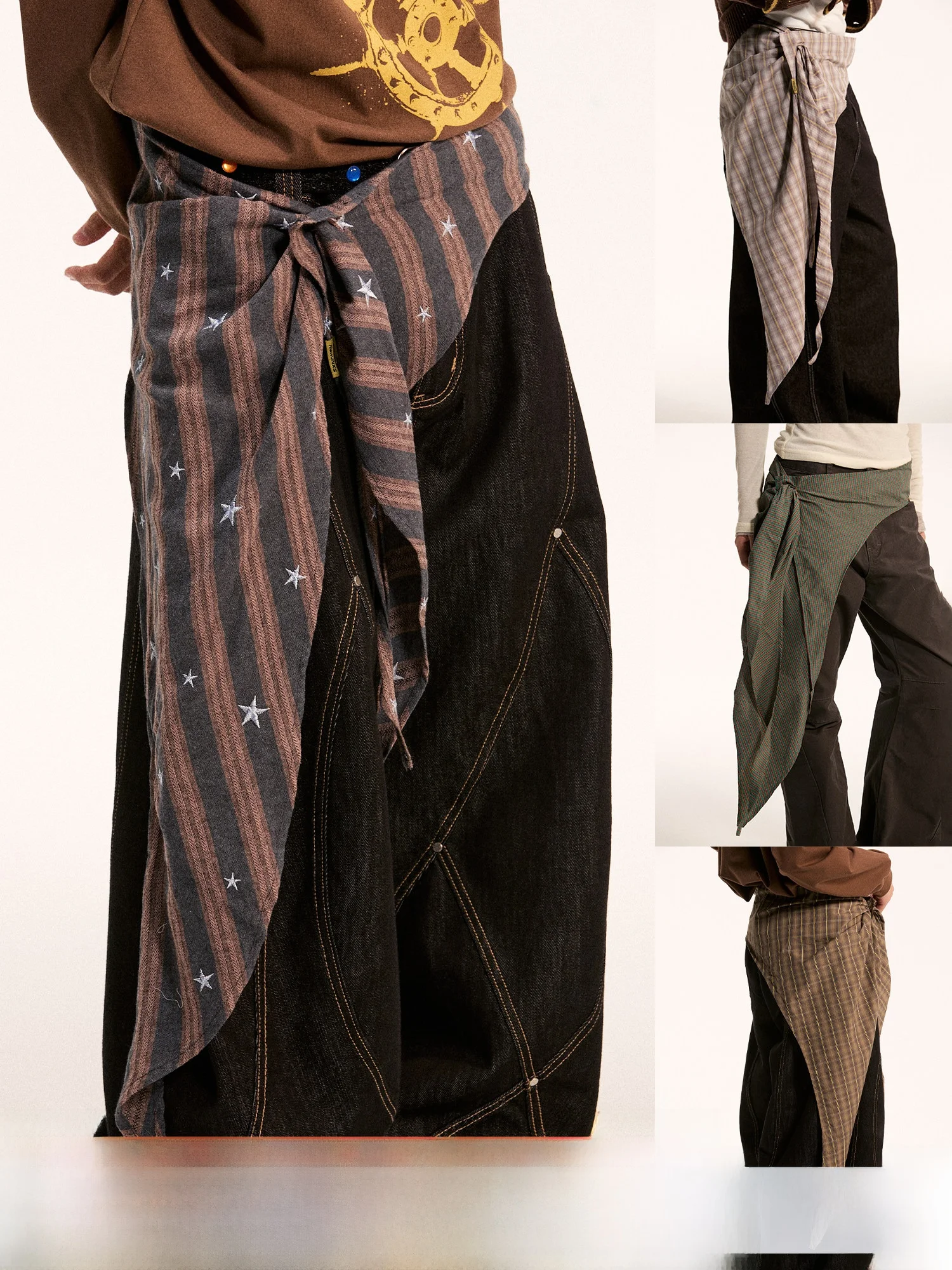 irregular-classic-overlap-multi-color-plaid-star-curtain-autumn-season-faion-accory-by-jiang-nan-master