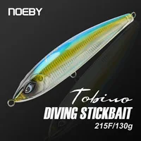 Noeby-señuelo de pesca Stickbait de buceo, 215mm, 130g, Wobbler flotante, cebo duro Artificial para GT, atún, Kingfish, señuelo de pesca de agua salada