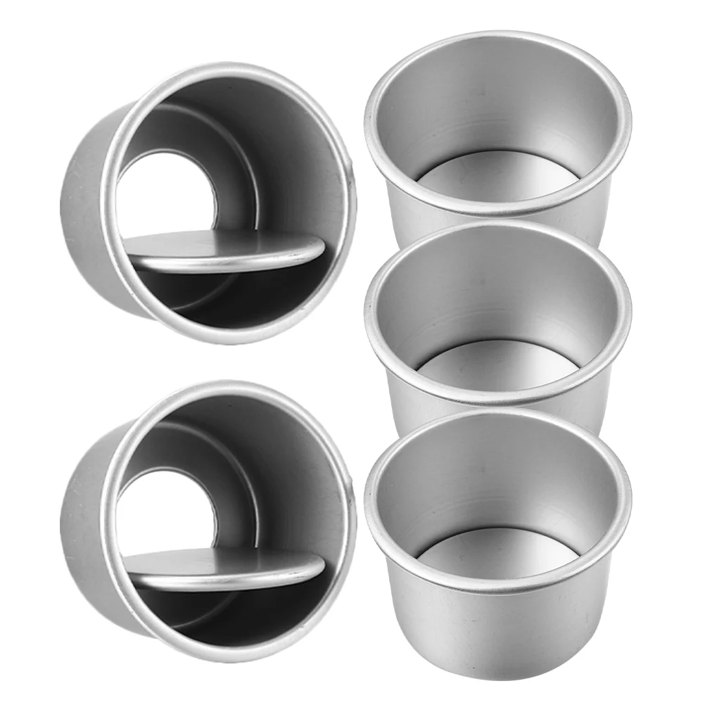

5 Pcs Oven Pans for Baking Cake Mold Plate Non-stick Metal Aluminum Alloy Wedding