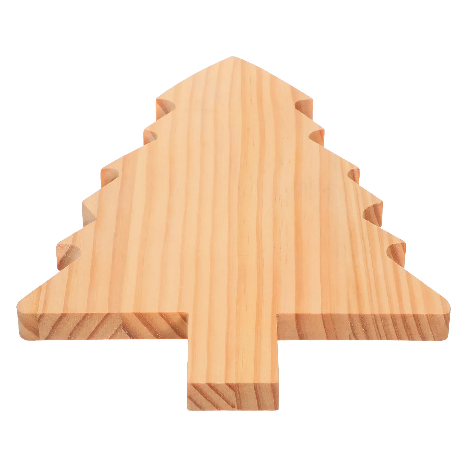 Christmas Tree Shaped Wood Serving Tray Cutting Board Cheese Board Sashimi Plate Cookie Tray Candy Display Platter Holiday