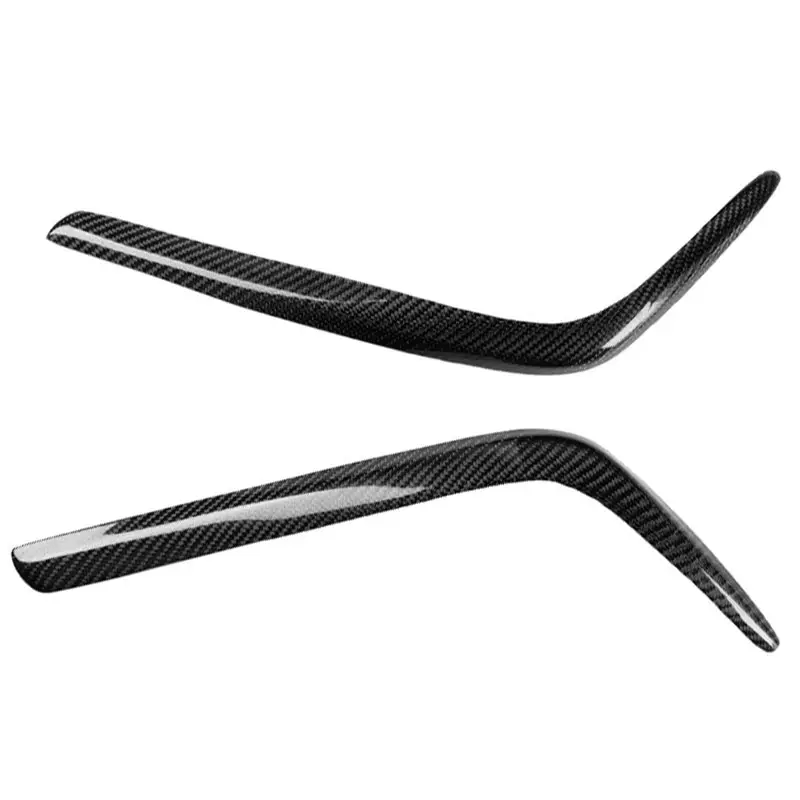 A73X-Real Carbon Fiber Eyebrow Trim 1 Pair For Car Headlights For Mercedes Benz C-Class W202 1994-2000 Brow