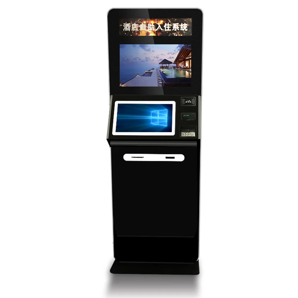 Registration Terminal All-in-one Machine CustomizationSmart Hotel Self-service Check-in Machine Face Recognition System Service
