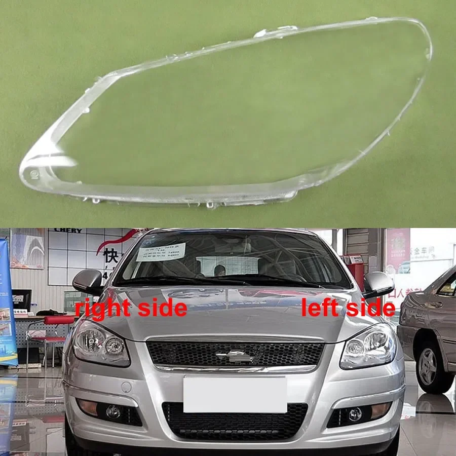 

For Chery A3 2008-2012 Headlight Cover Transparent Lampshade Lamp Case Headlamp Shell Plexiglass Replace Original Lens