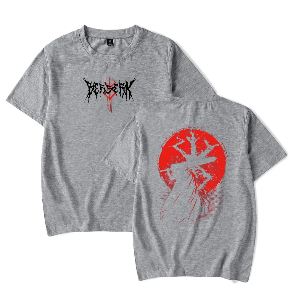 Anime Berserk Guts Acid Tshirt Retro Vintage Washed Graphic Tees Men Harajuku Cotton Casual Short Sleeve Tshirt Tops Unisex image 4