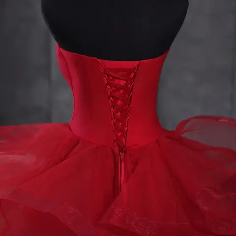 8 best sales röd klänning bröllop - №8