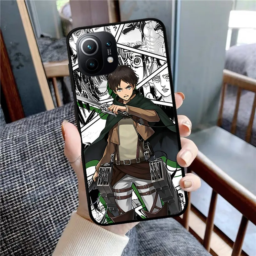 Anime A-Attack ON T-TitanS Phone Case For Xiaomi Mi 5X 8 9 10 11 12 Lite Pro 10T PocoX3pro PocoM3 Note 10 Pro Lite