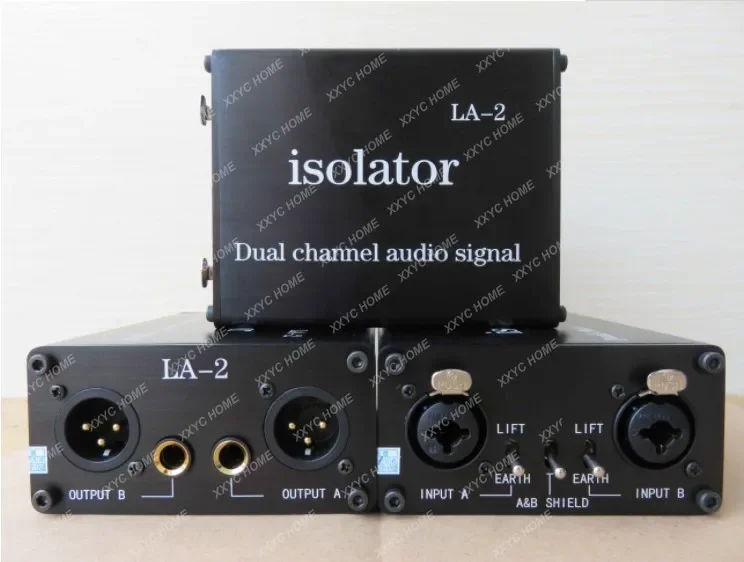 Audio Isolator LA-2 Mixer Current Acoustic Elimination Transformer Kanon 6.35 Audio Isolation Noise