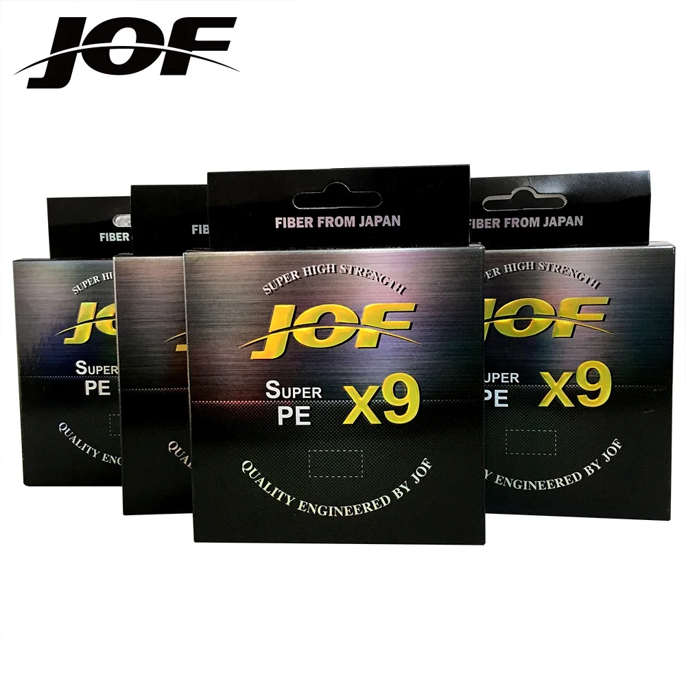 Línea trenzada X9 JOF – Multifilamento japonés 9 hebras 20-80LB