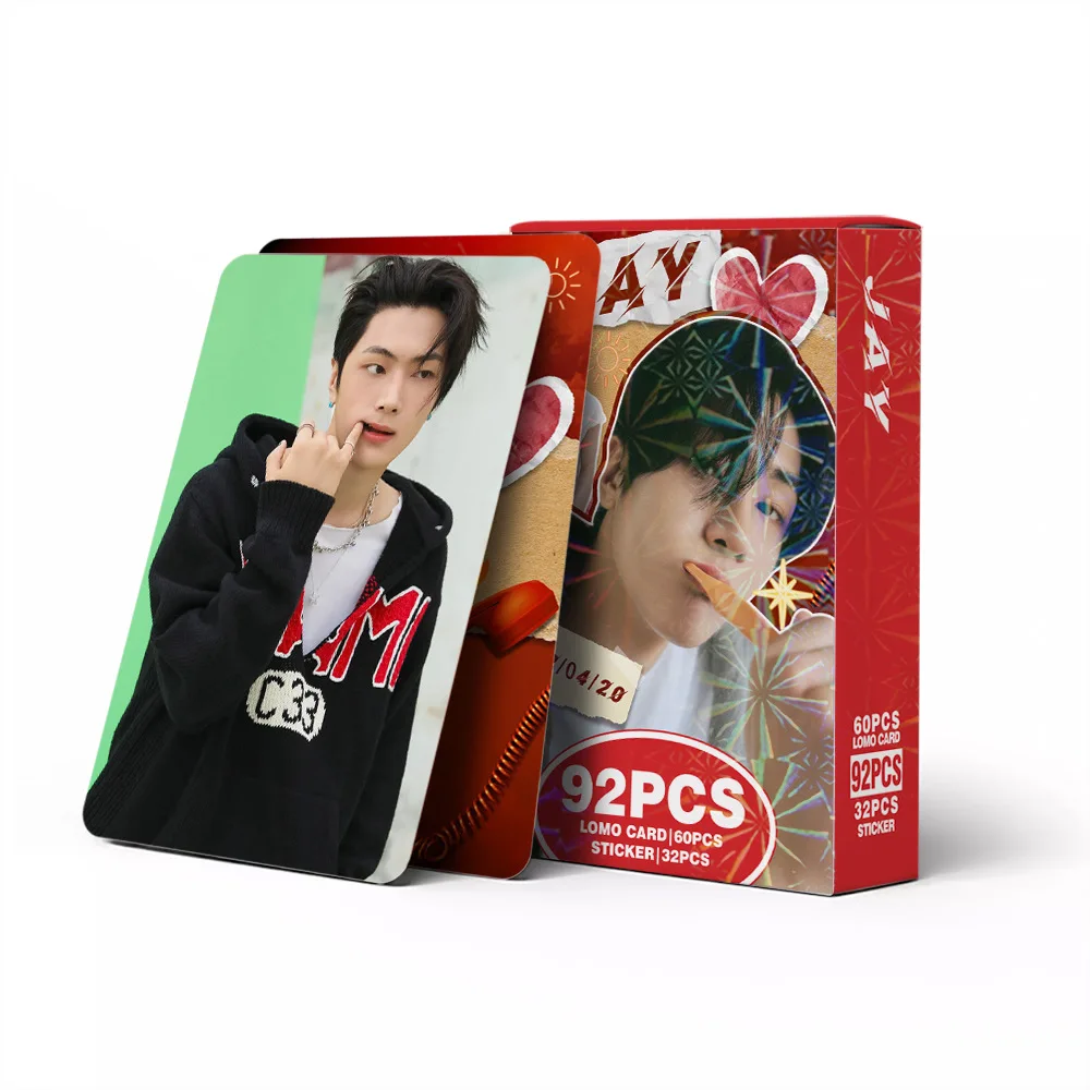 92 Celebrity Mini Cards Male Group Individual Collection Cards HD Photo Cards Sticker Scrapbook LOMO Cards Greeting Cards