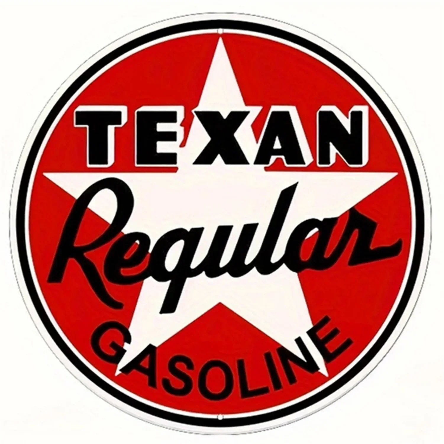 

Motor Oil Gas Retro Round Metal Tin Signs Nostalgic Iron Painting Novelty For Cafe Bar Garage Bar Kitchen Garden Wall Decor