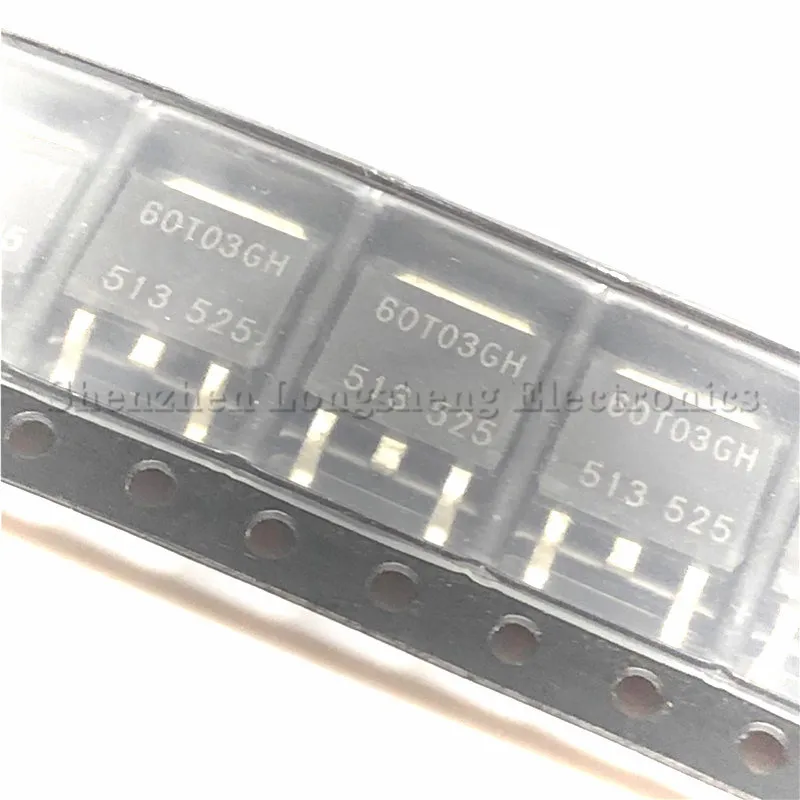 10PCS/LOT NEW AP60T03GH 60T03GH TO-252 N-Channel MOS Field Effect 30V 60A In Stock