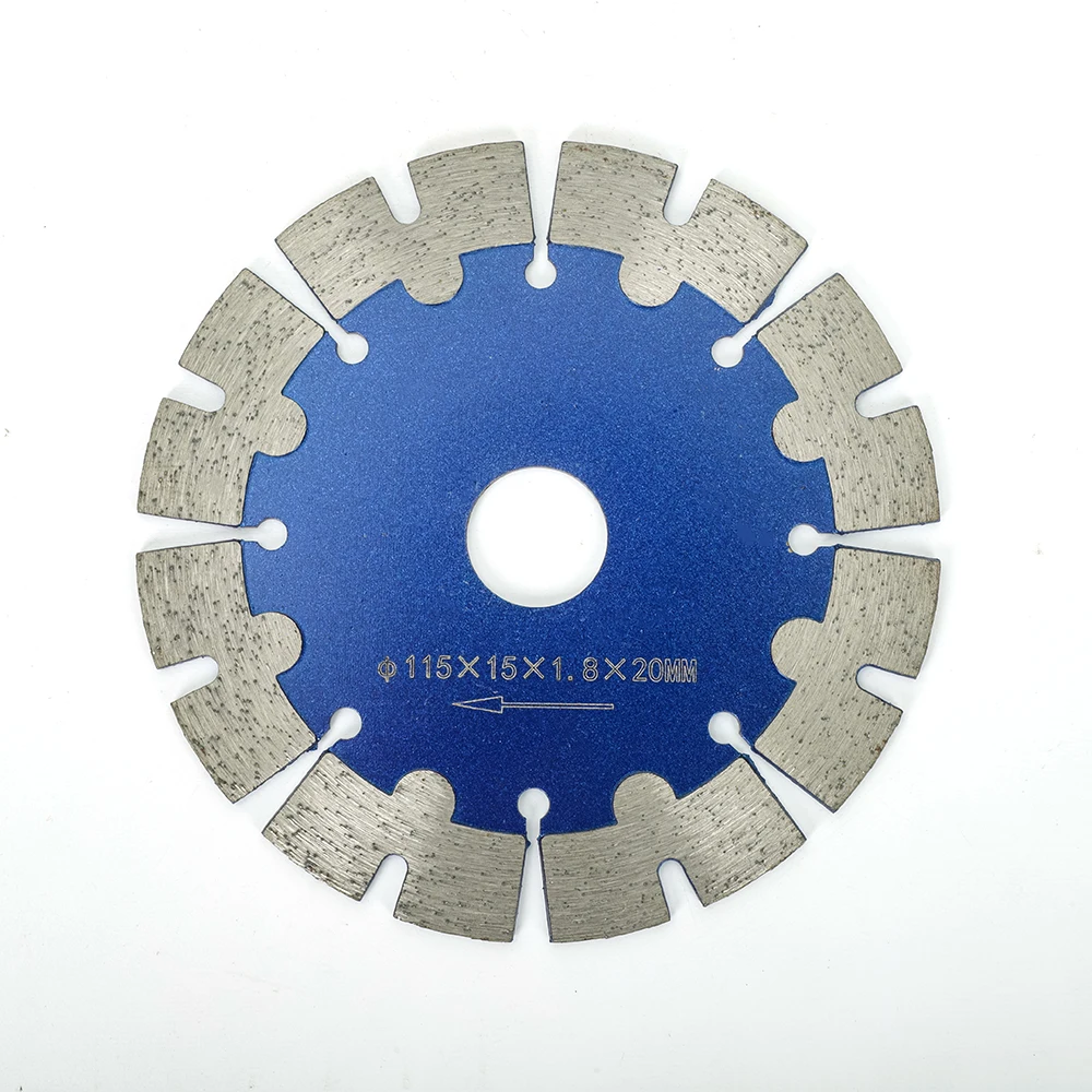 1Pc 115mm Blue Diamond Saw Blade Grinding Sheet Cutting Blade Disc Wheel Cup For Cutting Stone Marble Granite Ceramic Tile