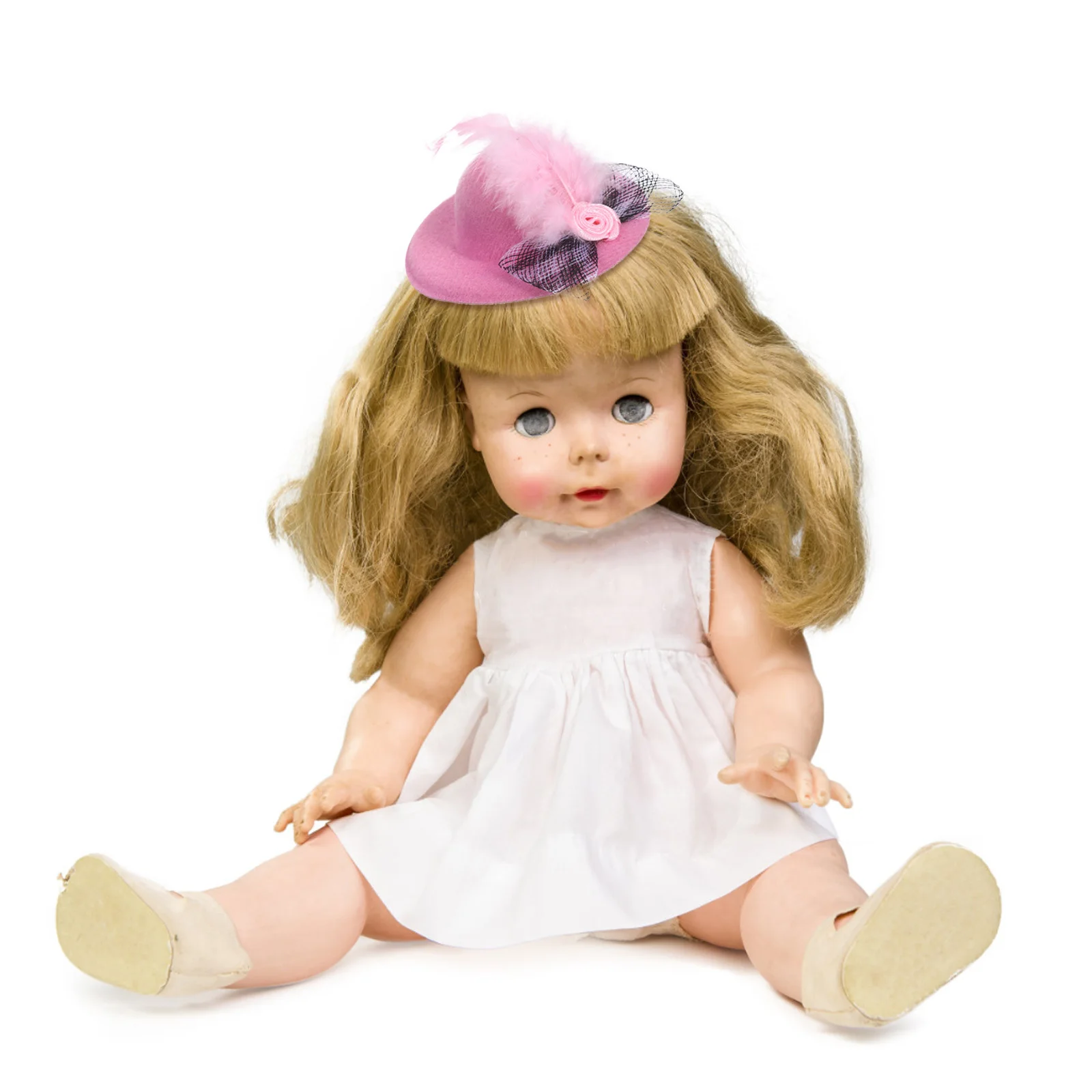 5 pezzi piccoli cappelli a cilindro per artigianato - mini berretti leggeri - ornamenti per cappelli in miniatura traspiranti per la decorazione della casa delle bambole fai da te