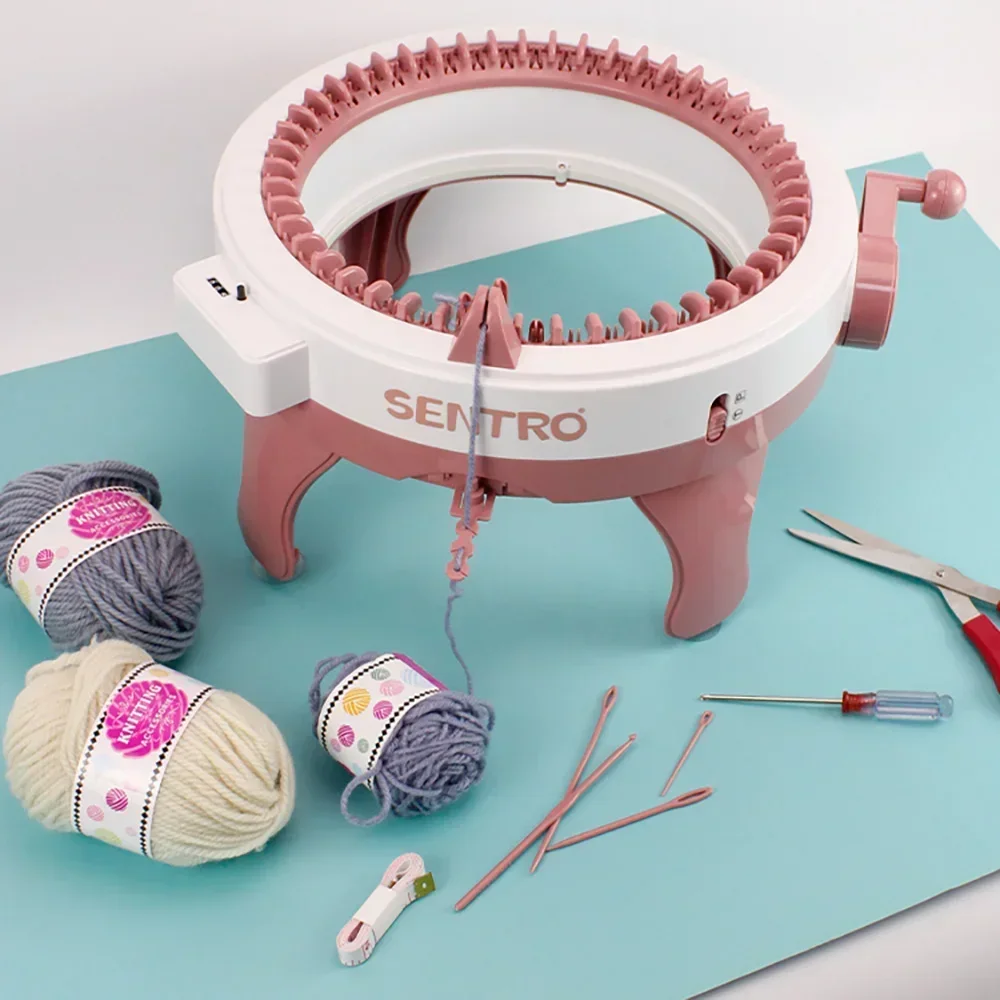 versatile-efficient-22-40-needles-hand-knitting-machine-for-diy-scarves-sweaters-hats-and-socks-perfect-for-adults-and-children