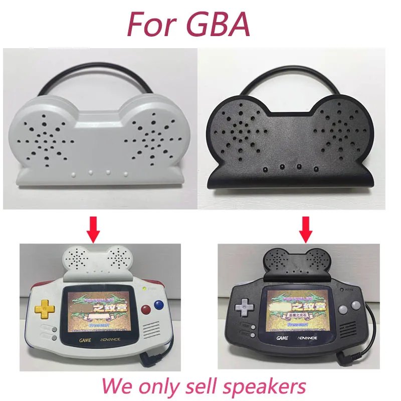 For GameBoy Advance For GBA Detachable Loudspeaker External Speaker Stereo Amplified Speakers