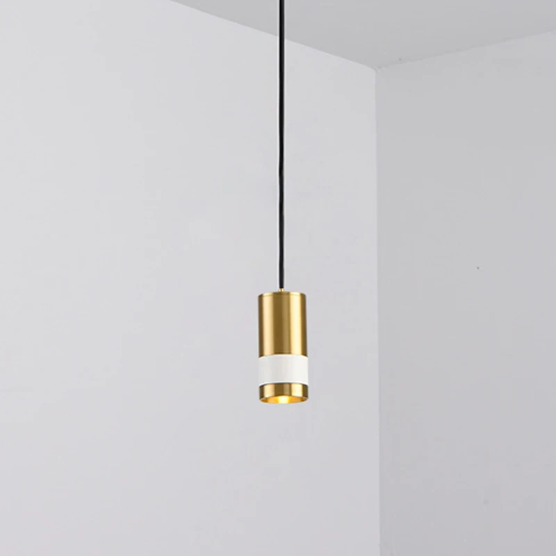 Lampe LED Suspendue Cylindrique au Design Nordique Moderne, Luminaire Décoratif d'Nik, Idéal pour un Loft, une Cuisine, une Chambre à Coucher, un Bar ou des Escaliers