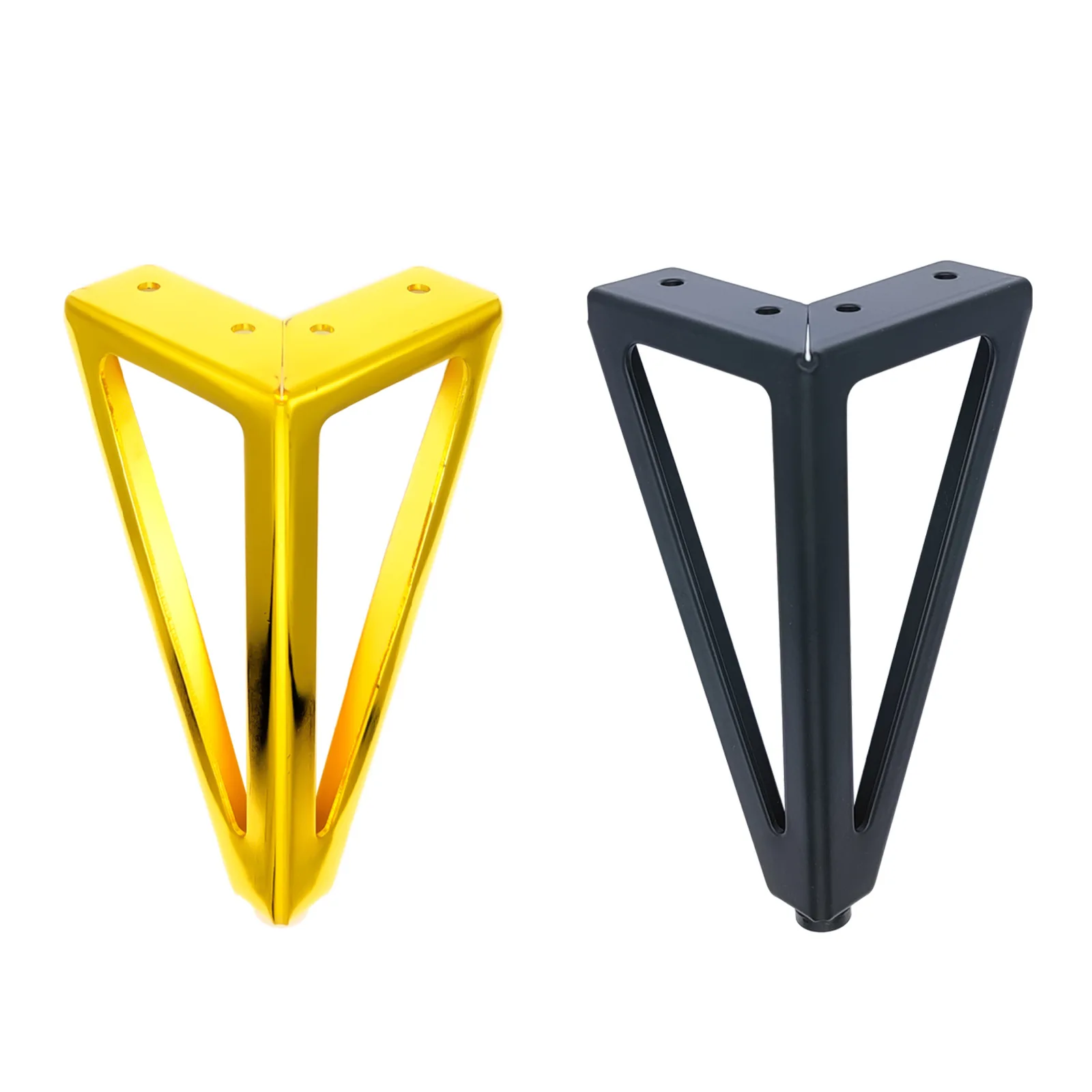 4PCS Height 15.5cm Legs for Furniture Metal Thickened Sofa TV Cabinet Feet Cabinet Bed Replacement Legs